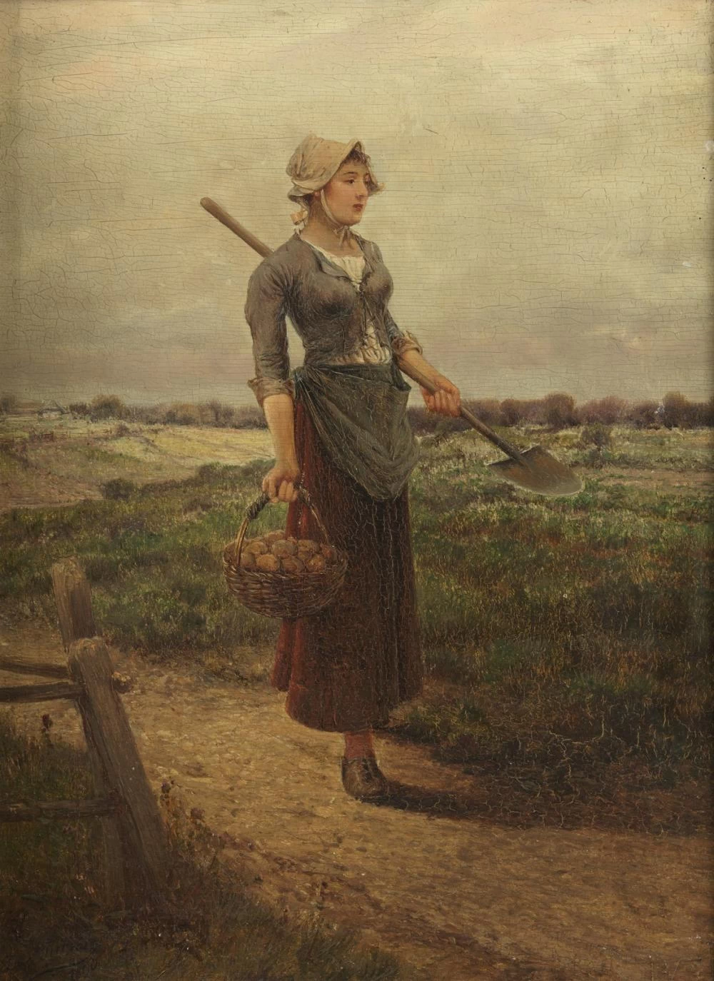 Luis Jiménez Aranda - Ritratto di una pastorella